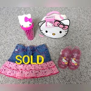 Hello Kitty Bundle - Tumbler, Lunch Bag and Jelly Sandals